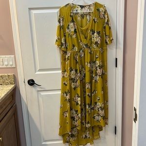 Torrid floral High-Low dress